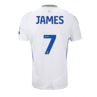 Leeds United Daniel James #7 Hemmatröja 2024-25 Korta ärmar